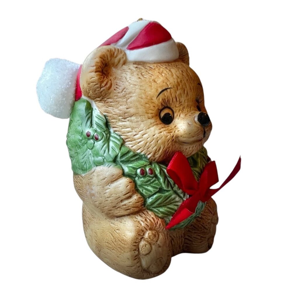 Jolly Jingles by BOA Vintage Bell Teddy Bear Porcelain in Original Box 1… - Picture 6 of 14
